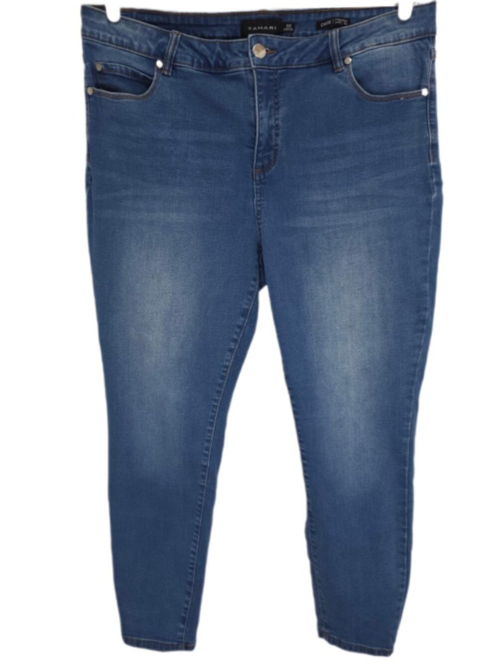 1512 Tahari Plus Size Skinny Soft&Stretchy Denim Jeans Sz.18 Women